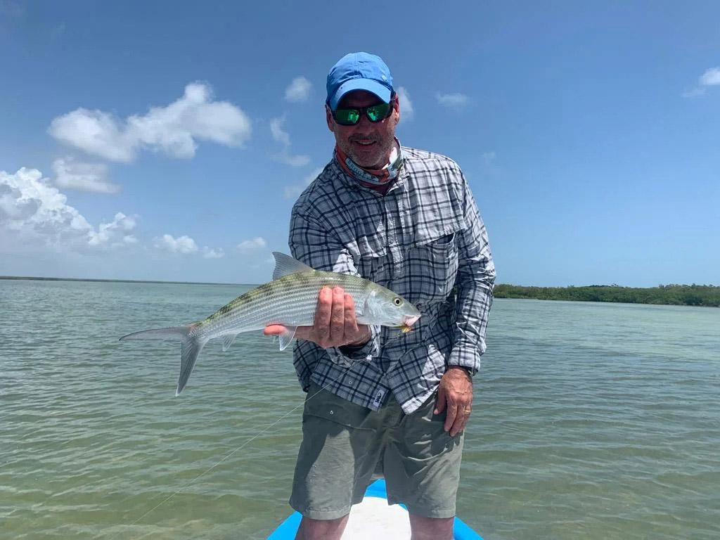 Fly Fishing for Bonefish in Cozumel, Mexico
