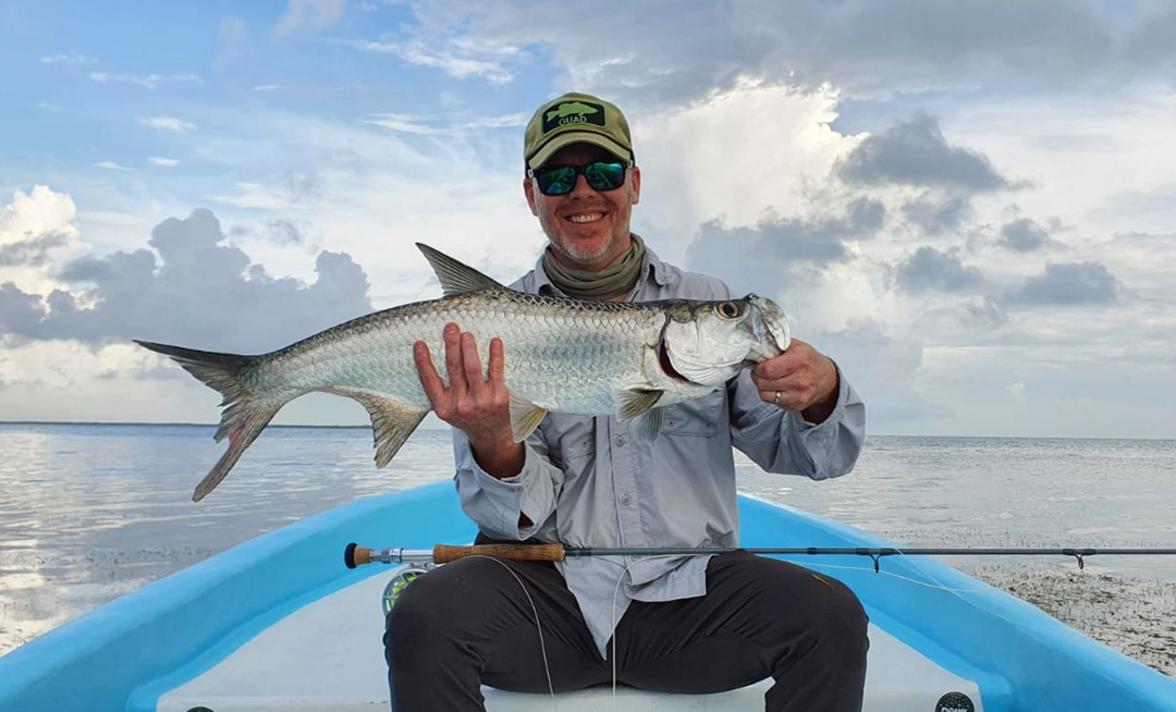 Fly fishing for Tarpon in Cancun