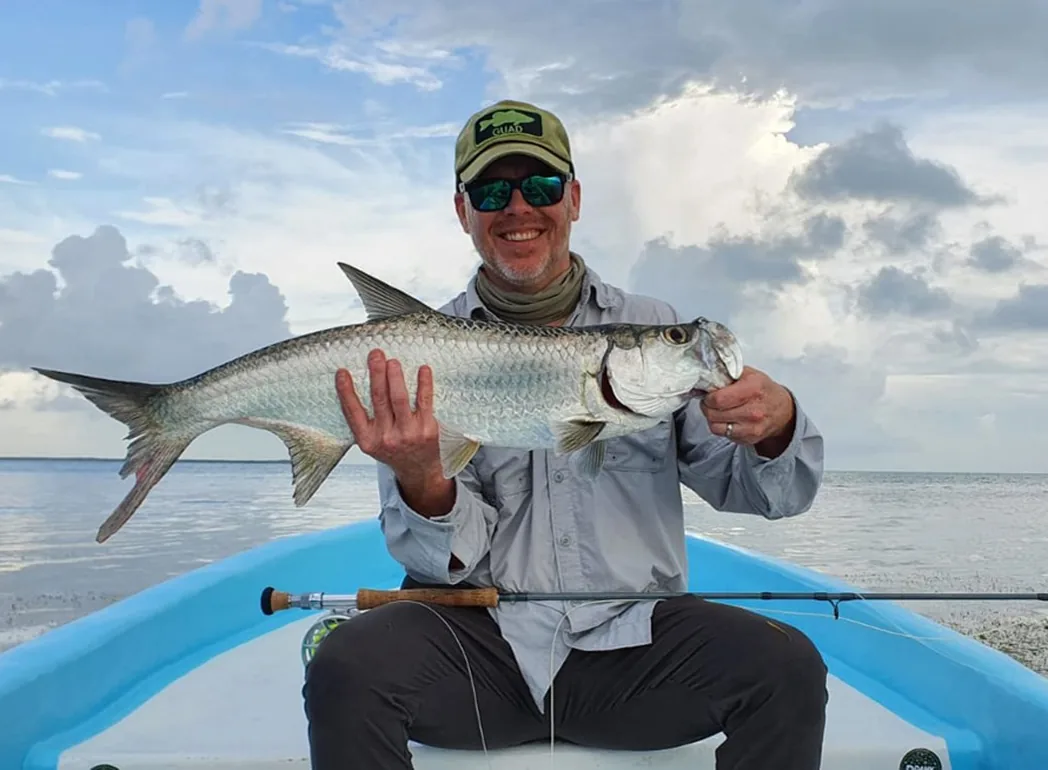 Tarpon fishing in Cancun Lagoon